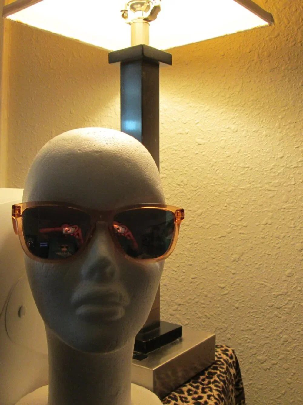 Cute Pinkish orange protective sunglasses reflective, NEW